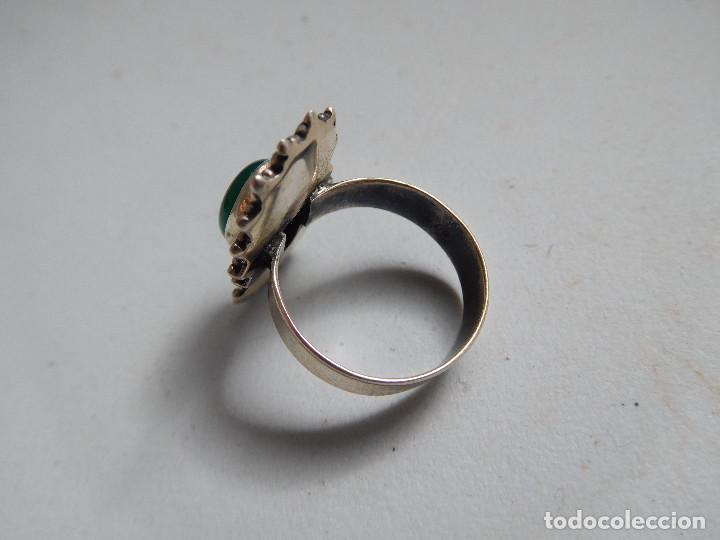 Joyeria: Anillo de plata y mineral vintage - Foto 3