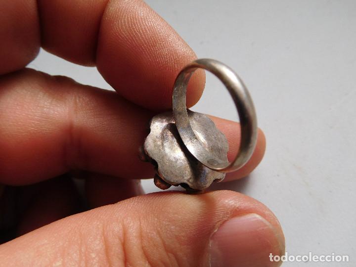 Joyeria: Anillo de plata antiguo charro - Foto 3