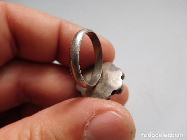 Joyeria: Anillo de plata antiguo charro - Foto 4