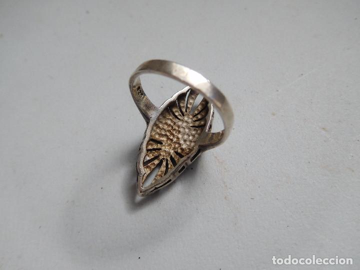 Joyeria: Anillo de plata y marquesitas vintage - Foto 5