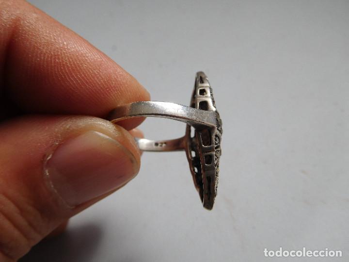 Joyeria: Anillo de plata y marquesitas vintage - Foto 6