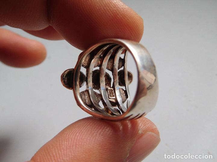 Joyeria: Anillo de plata onix y marquesitas vintage - Foto 6