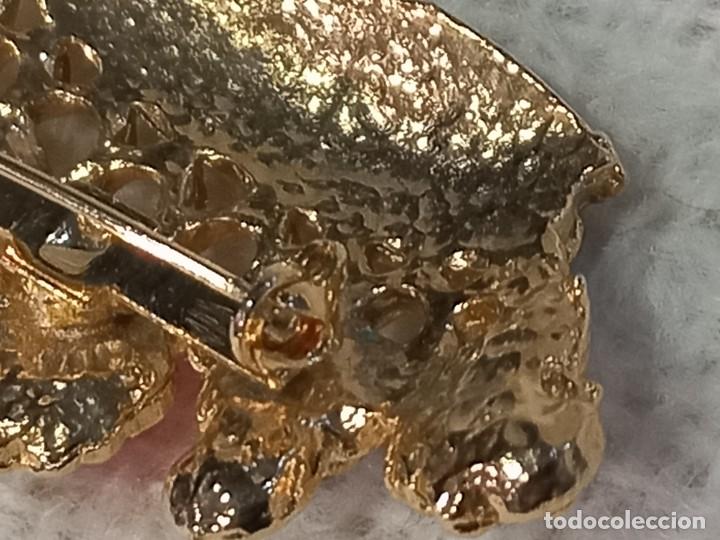 Joyeria: BROCHE ( CORONA ) P. DORADA-PEDRERIA - Foto 4
