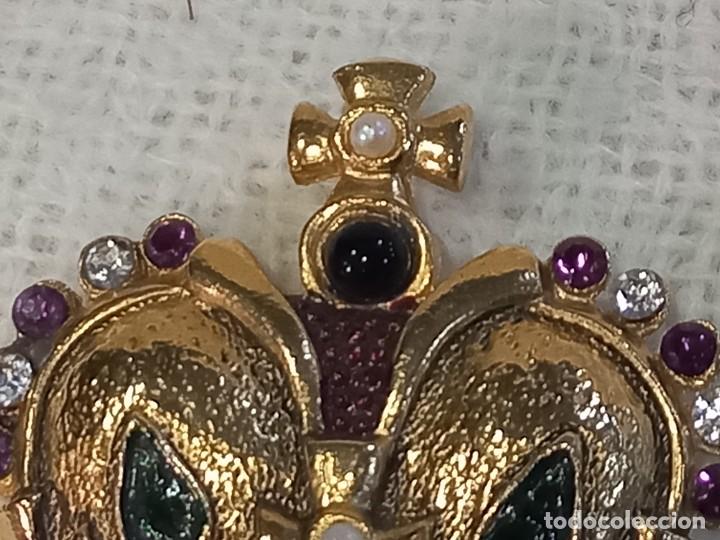 Joyeria: BROCHE ( CORONA ) G. DORADA-PIEDRAS - Foto 2