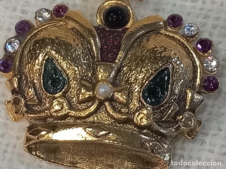 Joyeria: BROCHE ( CORONA ) G. DORADA-PIEDRAS - Foto 3