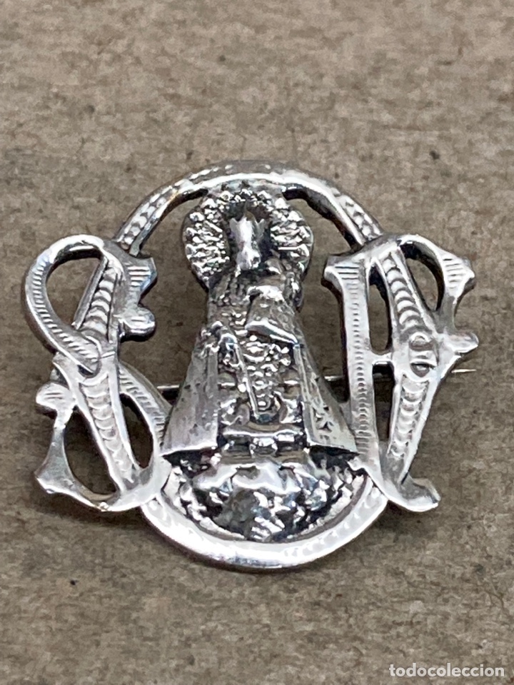 Joyeria: Broche de plata religioso - Foto 1