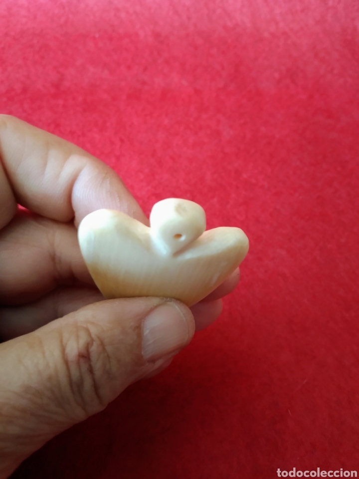 Joyeria: ANTIGUO COLGANTE CORAZON DE MARFIL - Foto 7