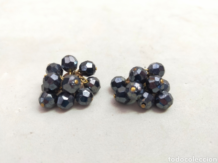 Joyeria: PENDIENTES DE CLIP DE BISUTERIA. CRISTALES TALLADOS.