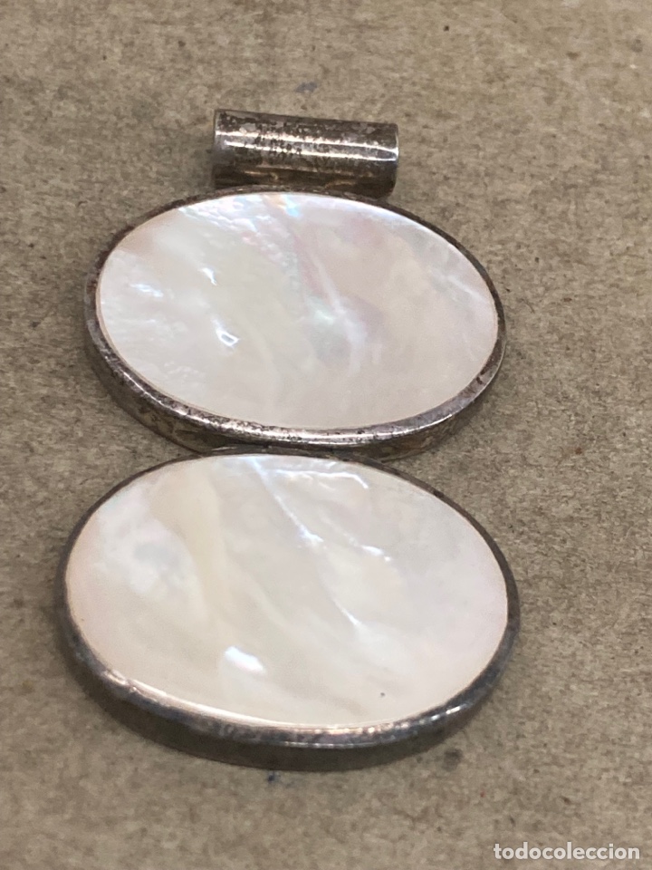 Joyeria: Colgante de plata y n&aacute;car/C45 - Foto 1