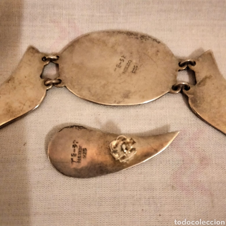 Joyeria: Collar y pendientes de plata y madre Perla - Foto 6