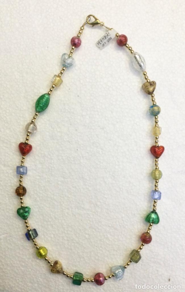 Joyeria: Collar en vidrio de Murano. 46 cms. NUEVO - Foto 1
