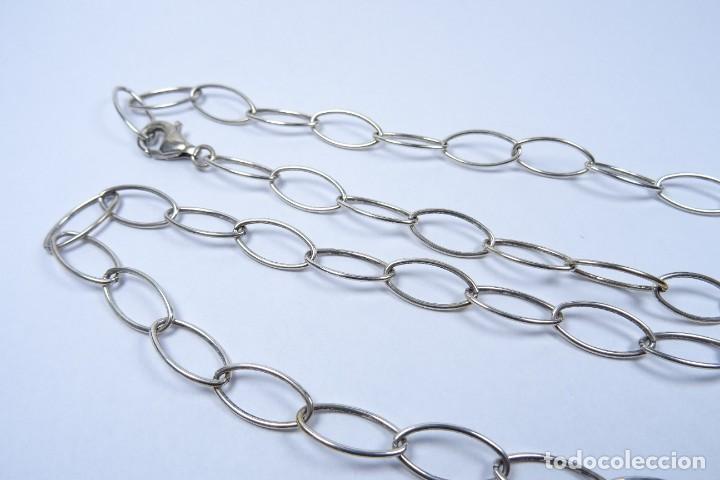 Joyeria: Collar largo en plata 925 maciza de eslabones largos - Foto 3