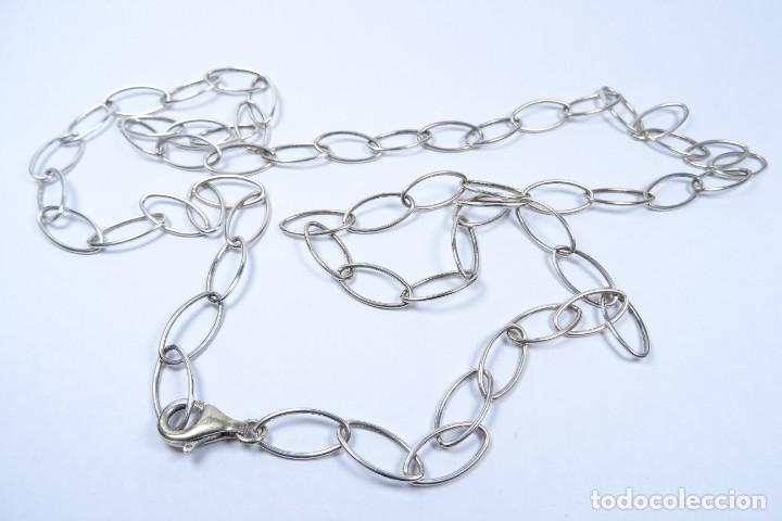 Joyeria: Collar largo en plata 925 maciza de eslabones largos - Foto 4