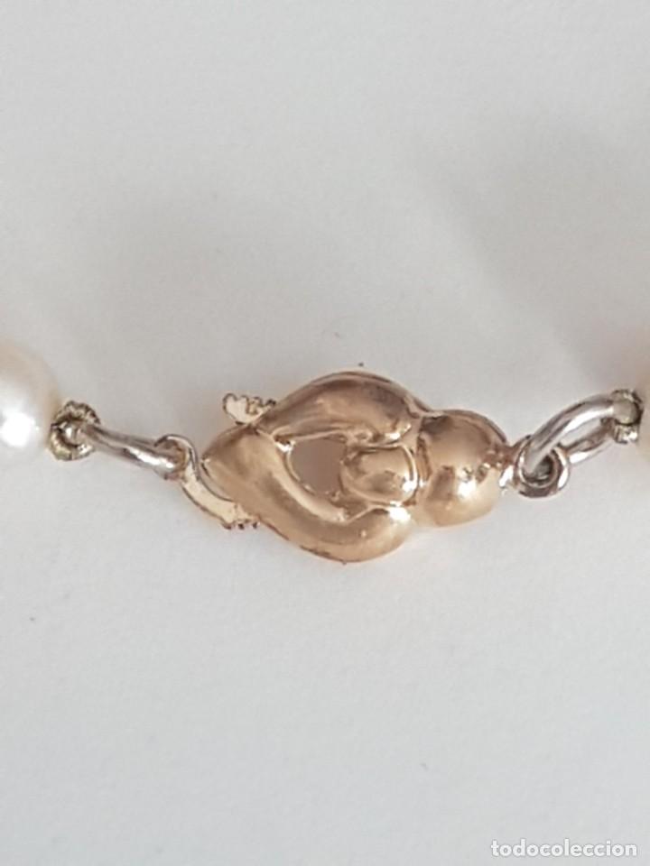 Joyeria: COLLAR DE PERLAS JAPONESAS 9MM CIERRE ORO 18K - Foto 5