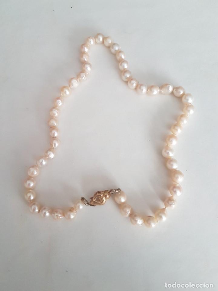 Joyeria: COLLAR DE PERLAS JAPONESAS 9MM CIERRE ORO 18K - Foto 7