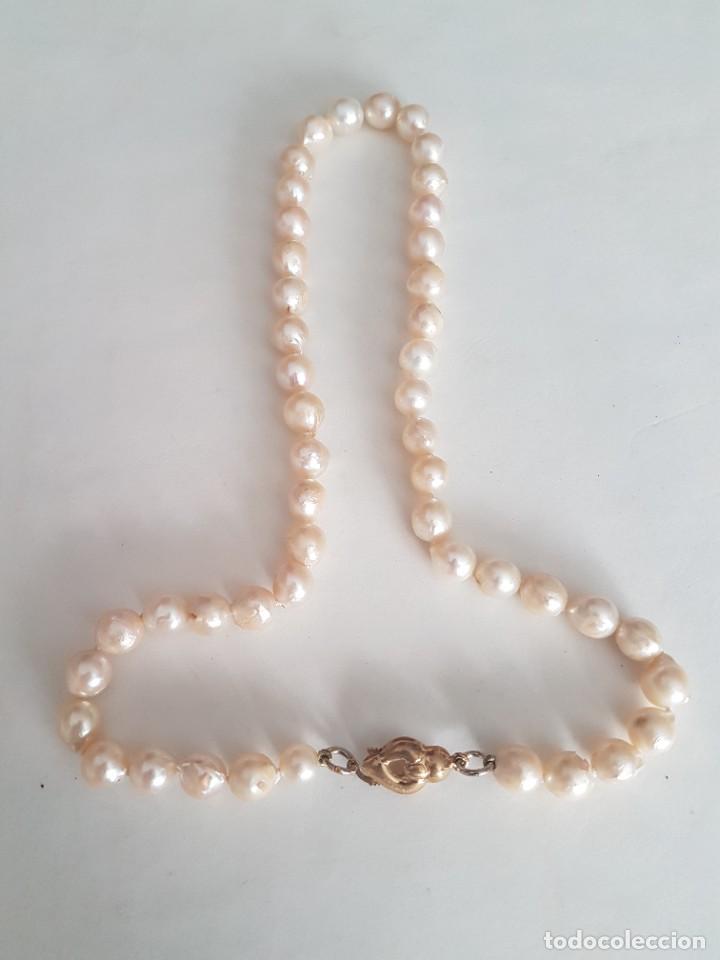 Joyeria: COLLAR DE PERLAS JAPONESAS 9MM CIERRE ORO 18K - Foto 3