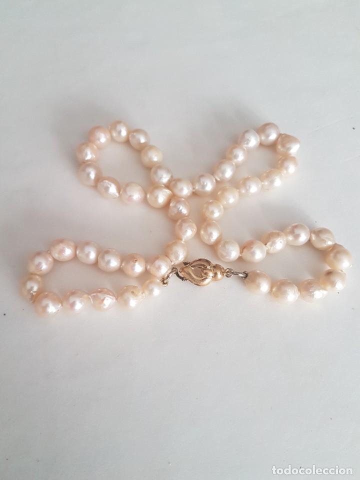 Joyeria: COLLAR DE PERLAS JAPONESAS 9MM CIERRE ORO 18K - Foto 1