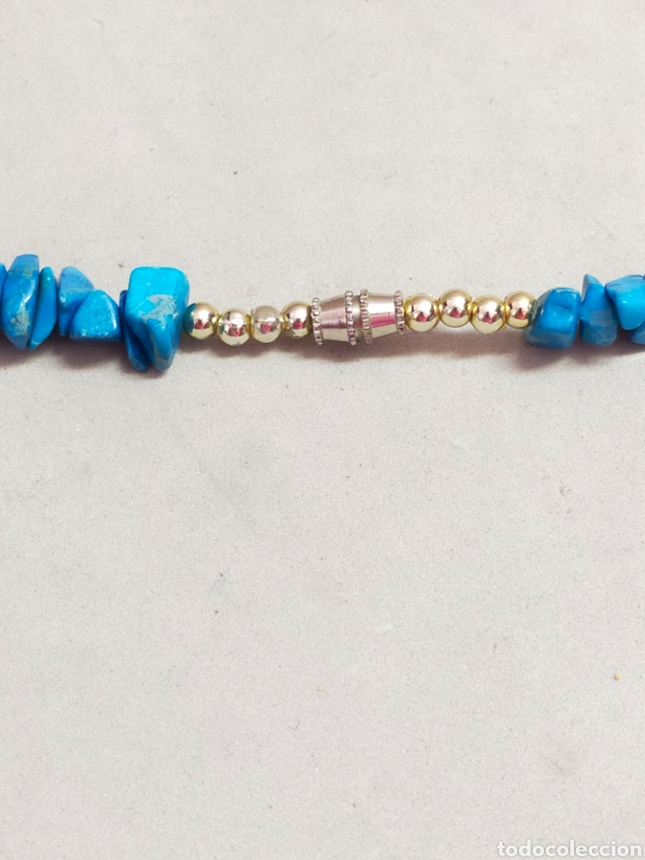 Joyeria: COLLAR DE TURQUESAS?. CIERRE METALICO. - Foto 3