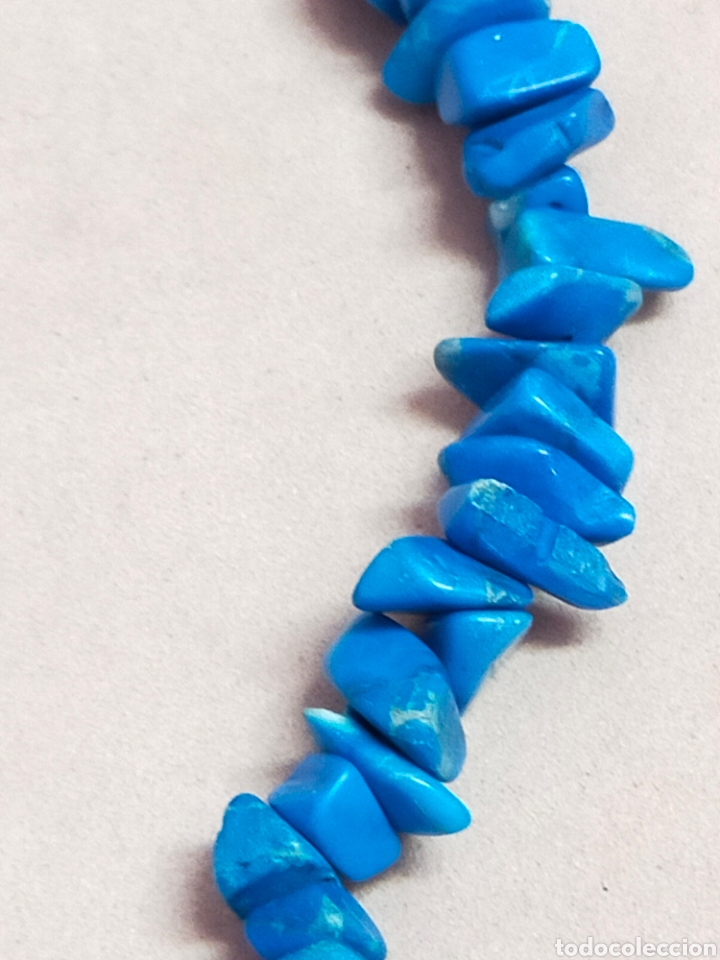 Joyeria: COLLAR DE TURQUESAS?. CIERRE METALICO. - Foto 4