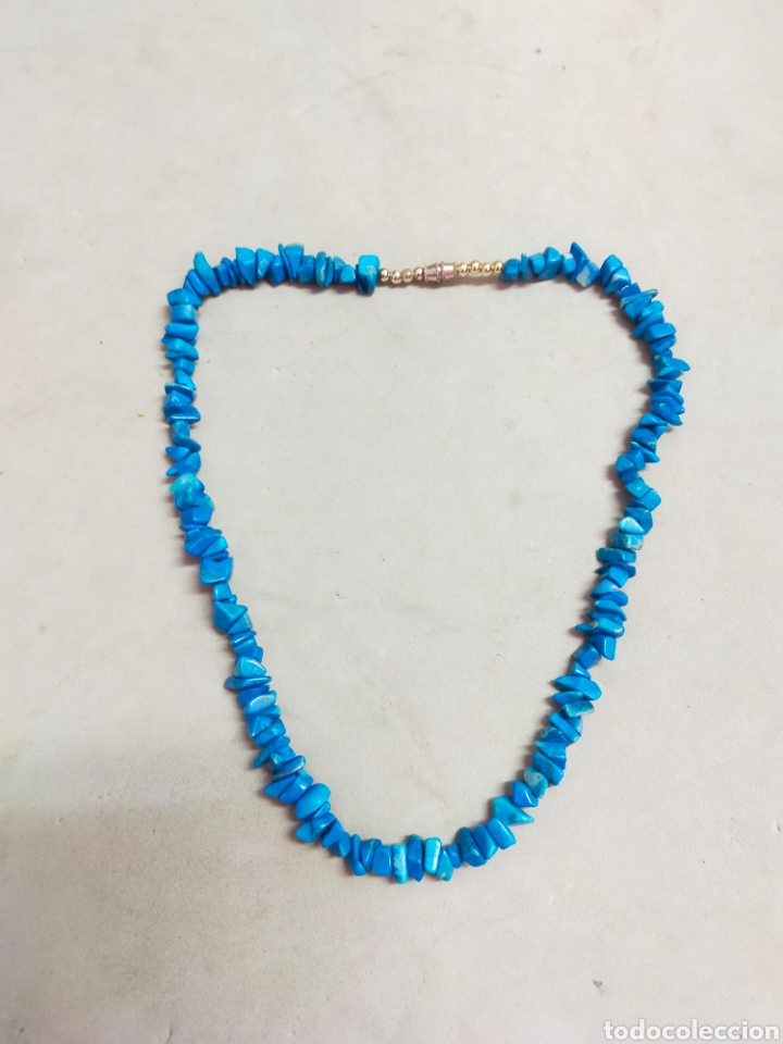 Joyeria: COLLAR DE TURQUESAS?. CIERRE METALICO. - Foto 1