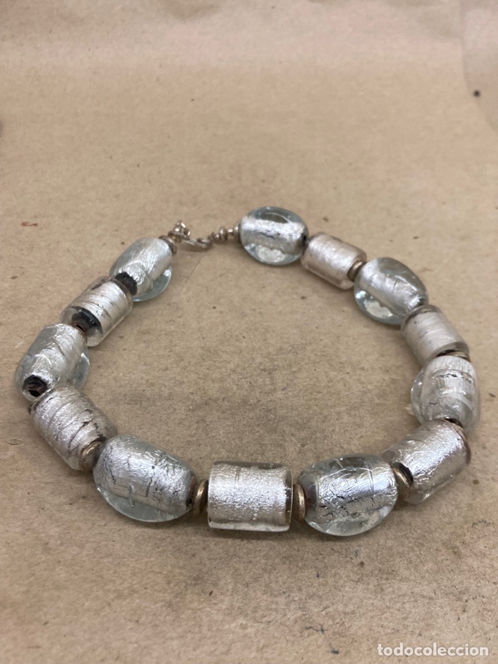 Joyeria: Collar de plata y cristal murano - Foto 1