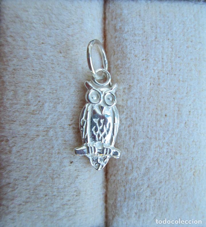 Joyeria: COLGANTE EN PLATA DE LEY - BUHO - SIN ESTRENAR - Foto 3