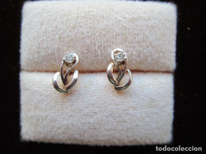 Joyeria: PENDIENTES DE PLATA DE LEY CON CIRCONITAS - Foto 1