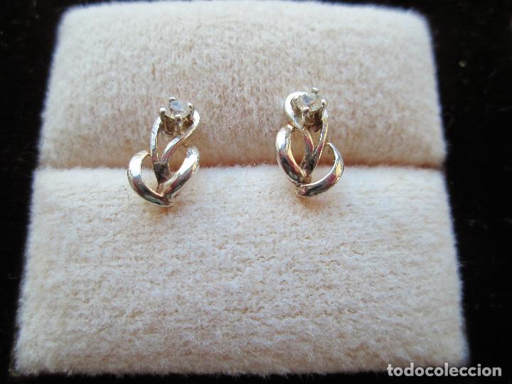 Joyeria: PENDIENTES DE PLATA DE LEY CON CIRCONITAS - Foto 2