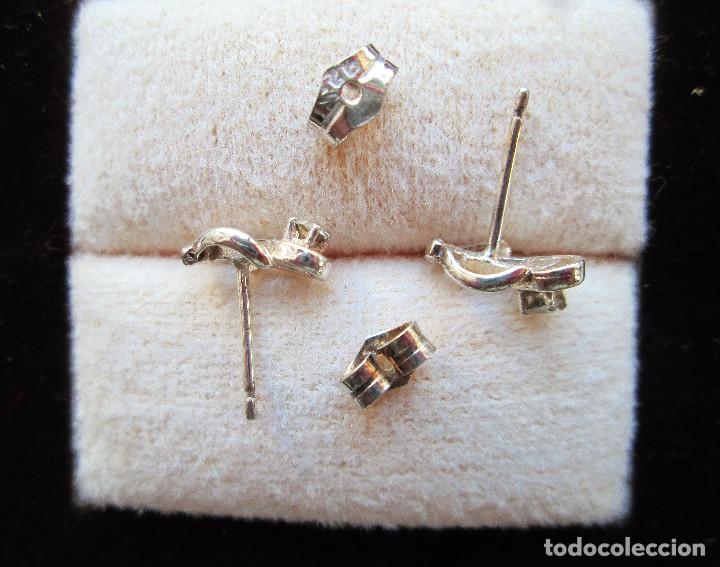 Joyeria: PENDIENTES DE PLATA DE LEY CON CIRCONITAS - Foto 4