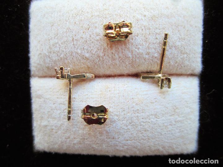 Joyeria: PENDIENTES DE PLATA DE LEY CHAPADO EN ORO CON CIRCONITAS - Foto 2