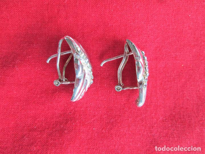 Joyeria: PENDIENTES DE PLATA DE LEY CON CIRCONITAS - SIN ESTRENAR - Foto 3