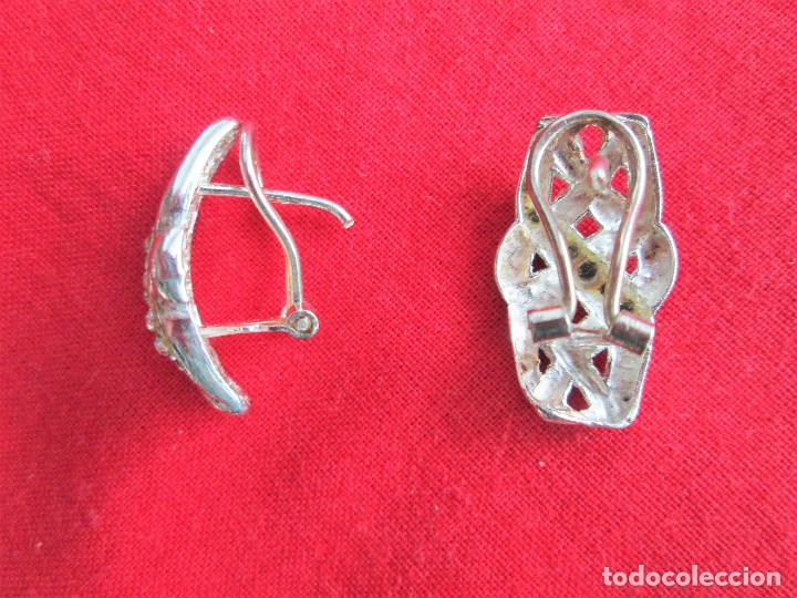Joyeria: PENDIENTES DE PLATA DE LEY CON CIRCONITAS - SIN ESTRENAR - Foto 4