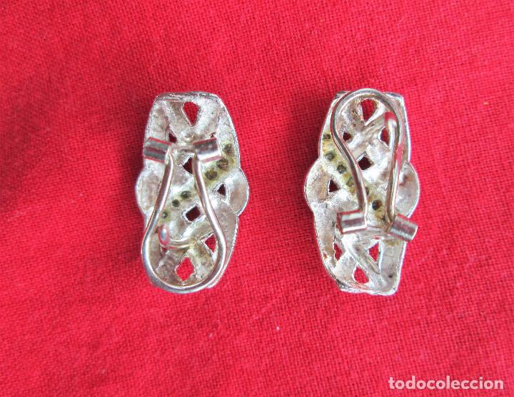 Joyeria: PENDIENTES DE PLATA DE LEY CON CIRCONITAS - SIN ESTRENAR - Foto 5