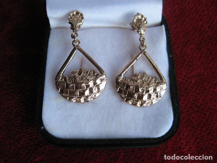 Joyeria: PENDIENTES CHAPADO EN ORO - SIN ESTRENAR - Foto 1