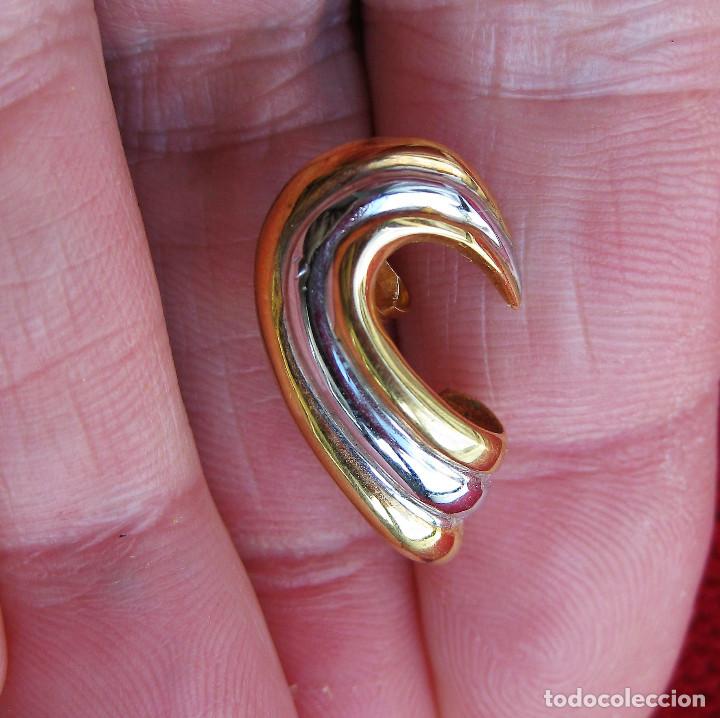 Joyeria: PENDIENTES CHAPADO EN ORO BICOLOR - SIN ESTRENAR - Foto 3