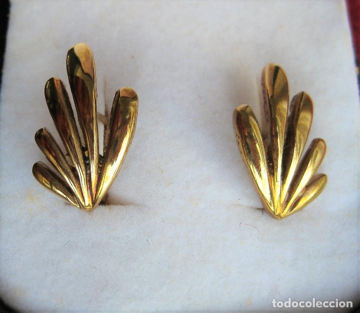 Joyeria: PENDIENTES CHAPADO EN ORO - SIN ESTRENAR - Foto 5
