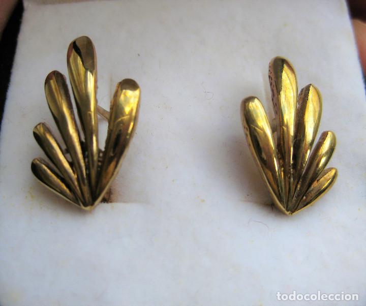 Joyeria: PENDIENTES CHAPADO EN ORO - SIN ESTRENAR - Foto 6