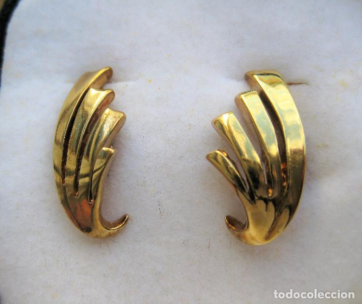 Joyeria: PENDIENTES CHAPADO EN ORO - SIN ESTRENAR - Foto 1
