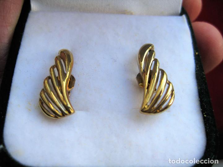Joyeria: PENDIENTES CHAPADO EN ORO - SIN ESTRENAR - Foto 2