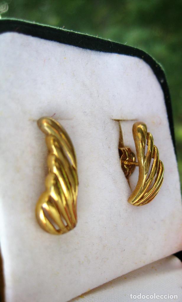 Joyeria: PENDIENTES CHAPADO EN ORO - SIN ESTRENAR - Foto 3