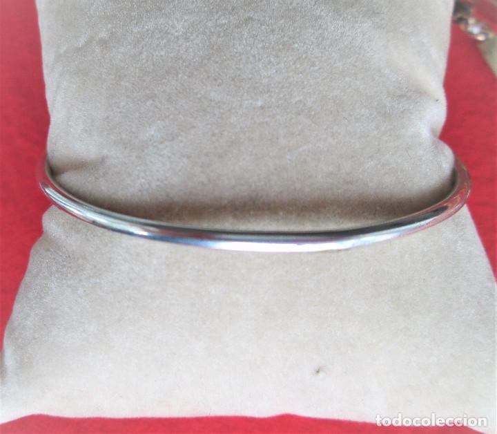Joyeria: PULSERA DE PLATA 925 mm. RIGIDA DE FORMA REDONDEADA - SIN ESTRENAR - Foto 2
