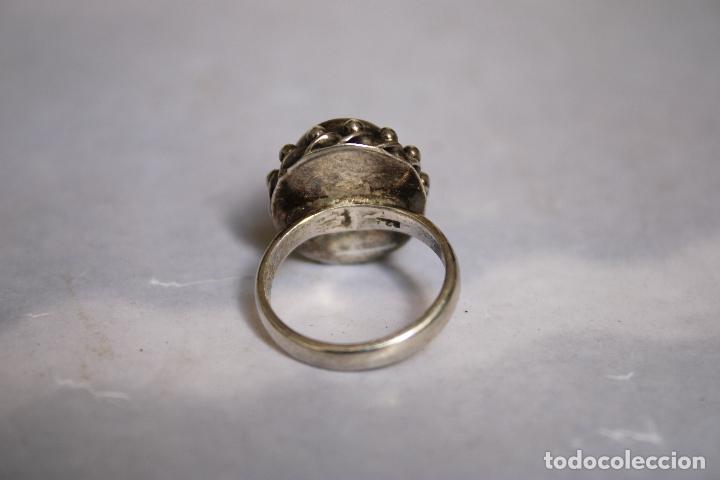 Joyeria: anillo plata 925 con piedra verde - Foto 3