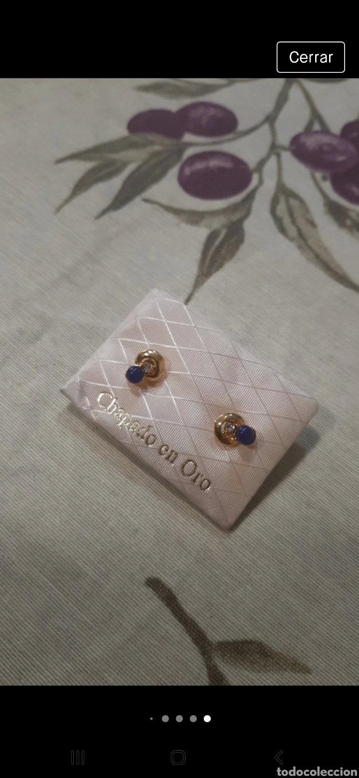 Joyeria: Pendientes ba&ntilde;o de oro - Foto 6