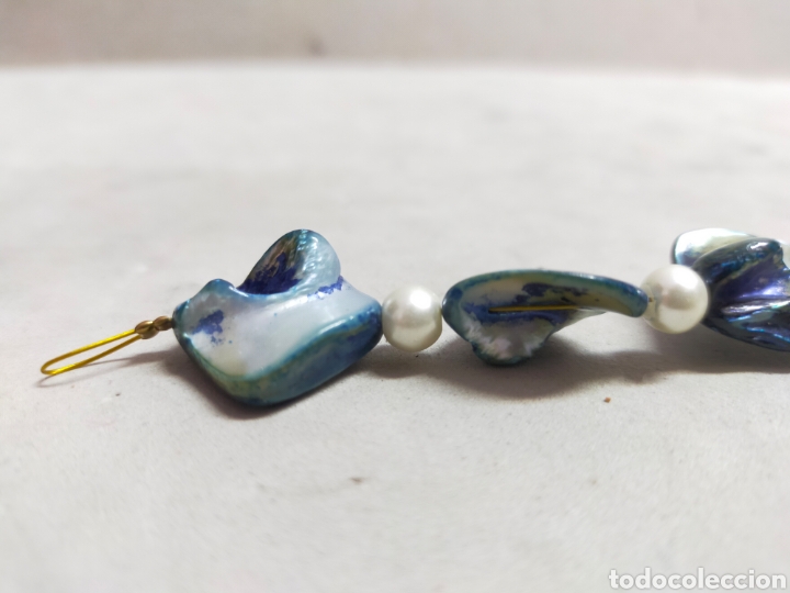 Joyeria: PULSERA DE NACAR AZULADO. - Foto 4
