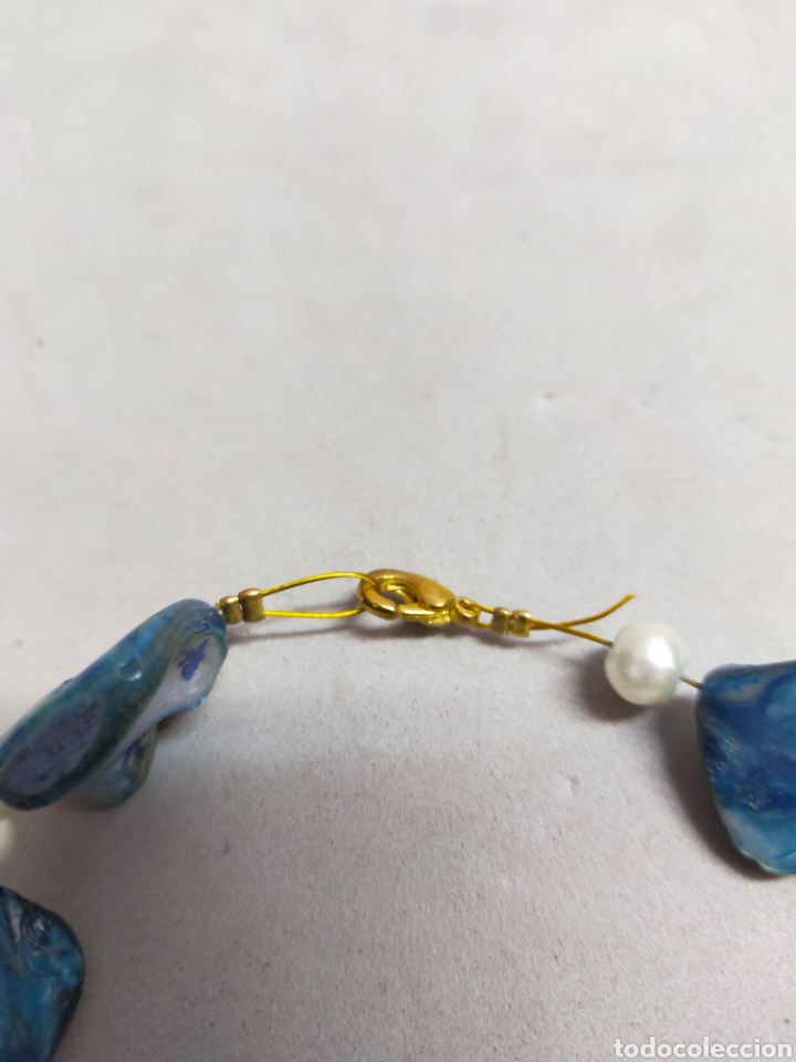 Joyeria: PULSERA DE NACAR AZULADO. - Foto 5