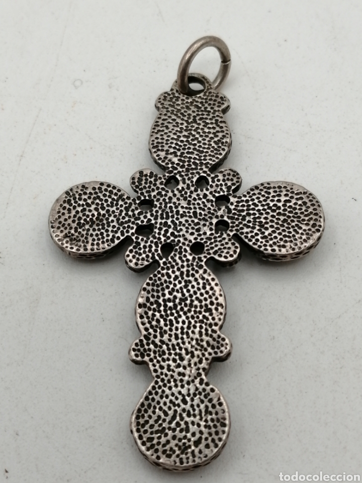 Joyeria: Cruz colgante plata de ley - Foto 3