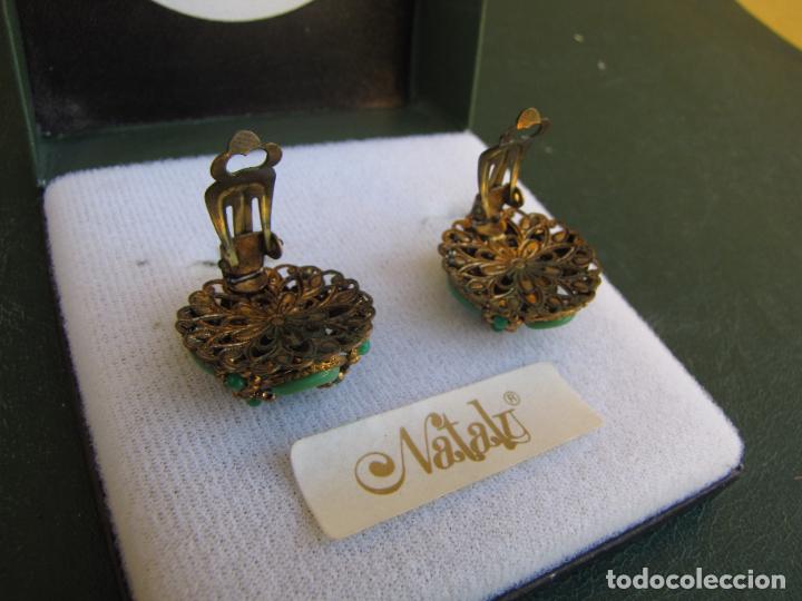Joyeria: 31.- Pendientes de turquesas Nataly. Caja - Foto 5