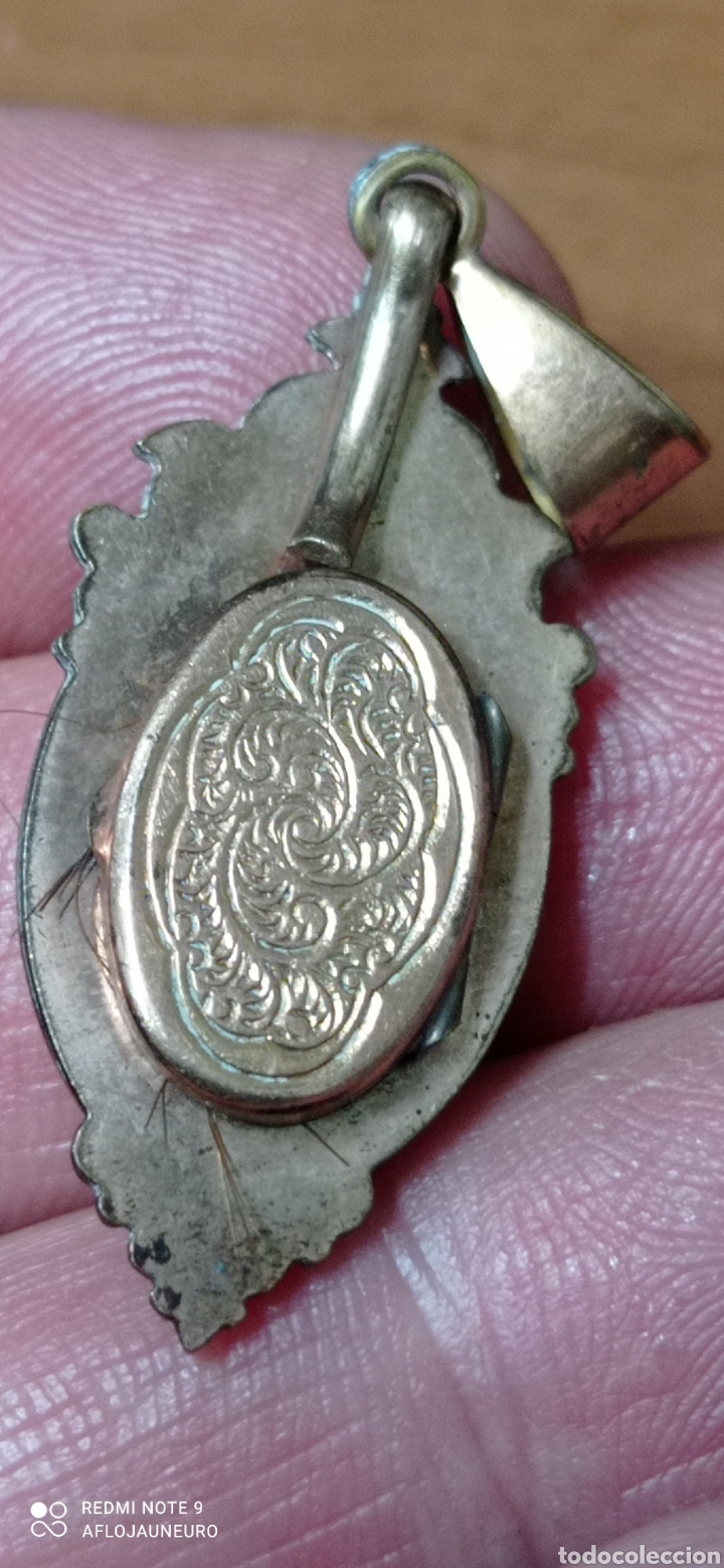 Joyeria: Antiguo Colgante Guardapelo - Foto 2