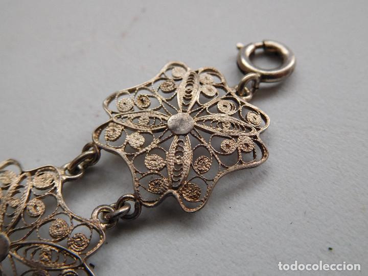Joyeria: Pulsera vintage de plata filigrana - Foto 3
