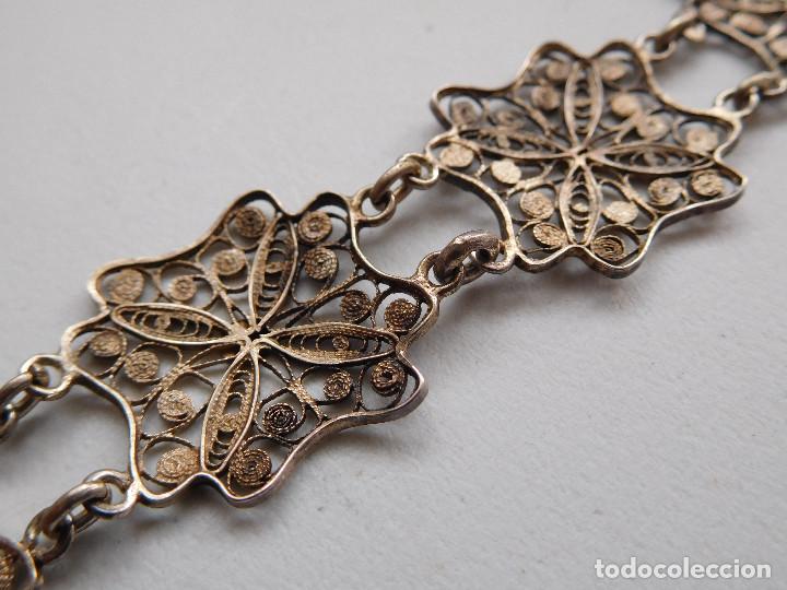 Joyeria: Pulsera vintage de plata filigrana - Foto 5